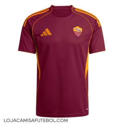 Camisa de Futebol AS Roma Artem Dovbyk #9 Equipamento Principal 2025-26 Manga Curta Camisa de Futebol AS Roma Artem Dovbyk #9 Equipamento Principal 2025-26 Manga Curta